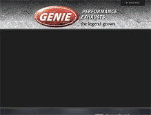 Tablet Screenshot of genieperformance.com.au